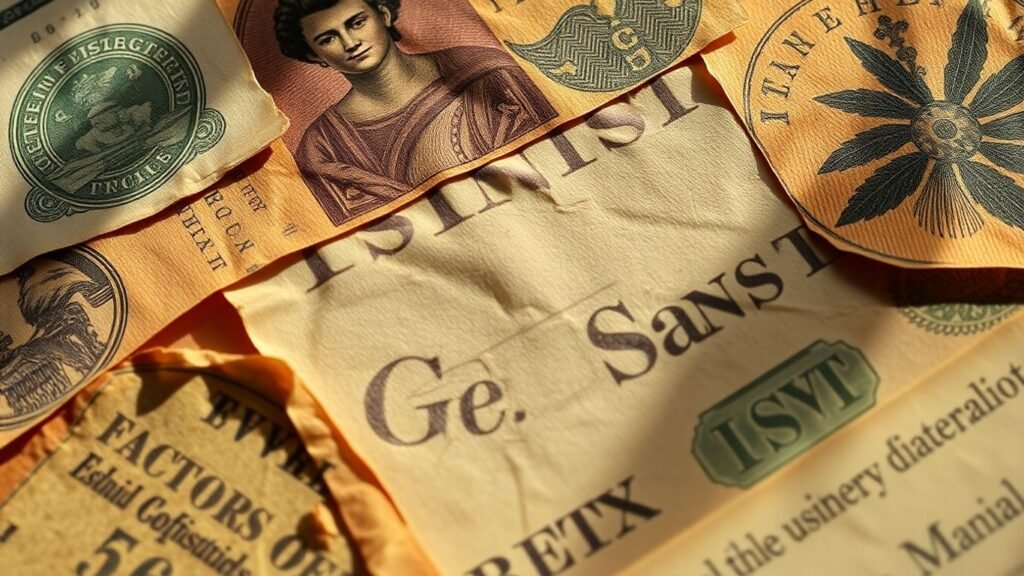 Antique fractional currency notes from Chicago collectors.