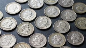 Collection of antique and modern coins